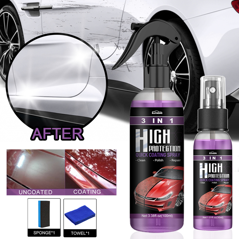Nano Liquid Coating - 100ML 3'ü 1 Arada Araba Seramik