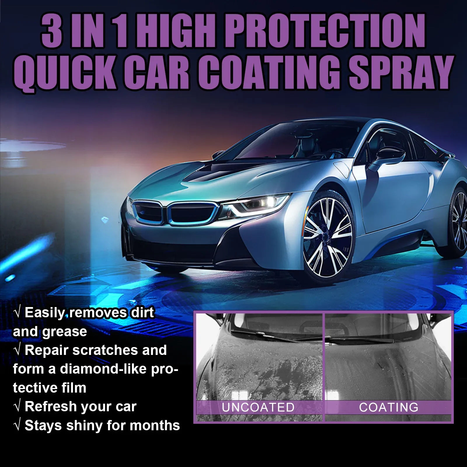100ML 3'ü 1 Arada Araba Serami - Nano Liquid Coating incelemesi ve fiyatı