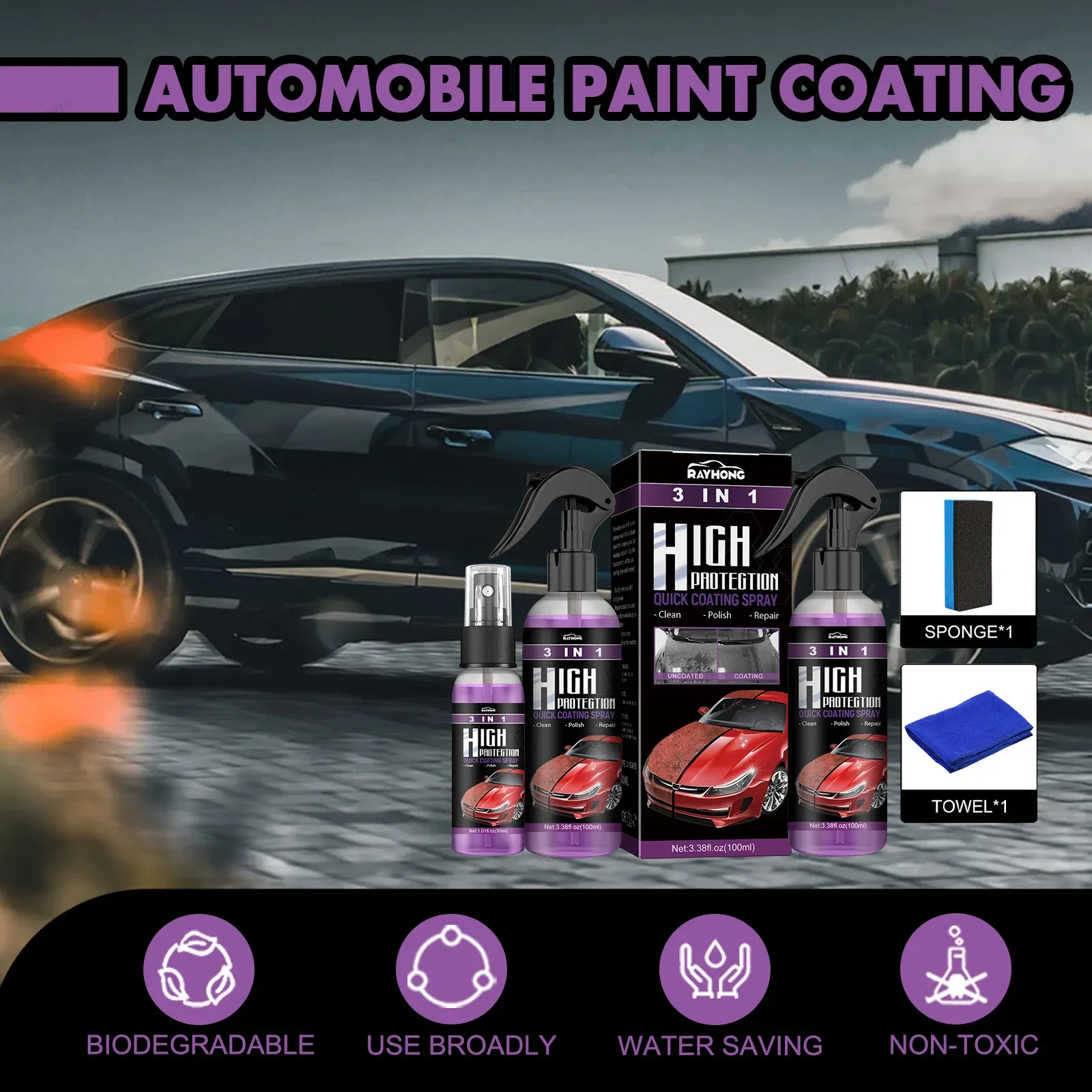 100ML 3'ü 1 Arada Araba Serami - Nano Liquid Coating incelemesi ve fiyatı