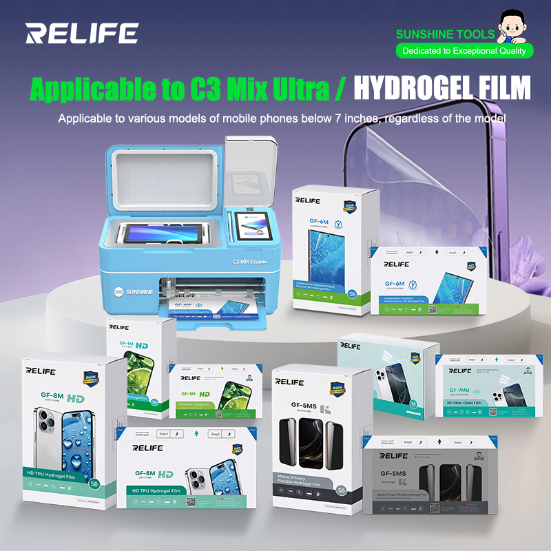 RELIFE GF-1M GF-5MS HD TPH Hid - Screen Protector Cutter incelemesi ve fiyatı